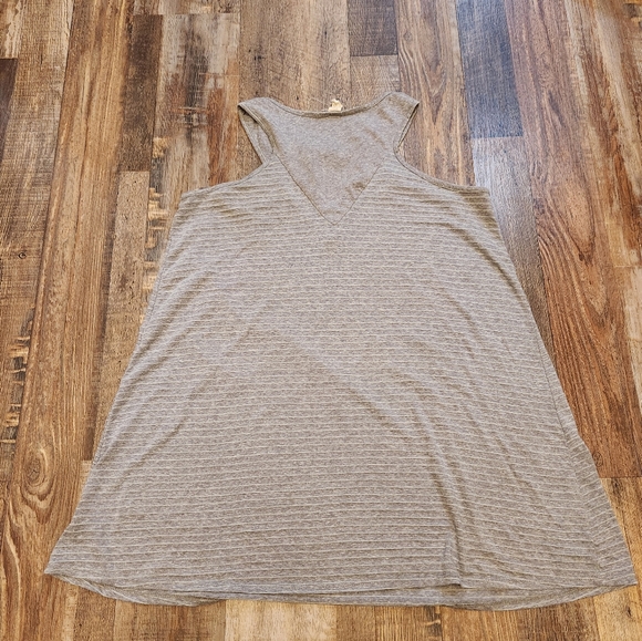 Lazy Sundays Gray Stripes Tank - Picture 2 of 4